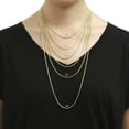 thumbnail image 4 of 14K Solid Yellow Gold Necklace Rope Chain 14" 16'' 18" 20" 22" 24" 26" 30", 4 of 8