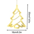 thumbnail image 2 of Suction Cup Lamp Hanging Lamp 1Pc+Three Batteries LED Christmas Lights Indoor Battery Operated Hanging Window Light With Suction Cup Warm White For Holiday Birthday Wedding Christmas Shop Window, 2 of 4