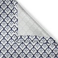 thumbnail image 6 of Ambesonne Dutch Grommet Curtain, Delftware Scales Design, 50" x 54", Indigo and White, 6 of 6