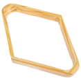 thumbnail image 1 of Billiards Frame Wooden Organizer Stand Snooker Fixing Rack Pool Table Balls Triangle Games Holders 30x20.5cm, 1 of 6