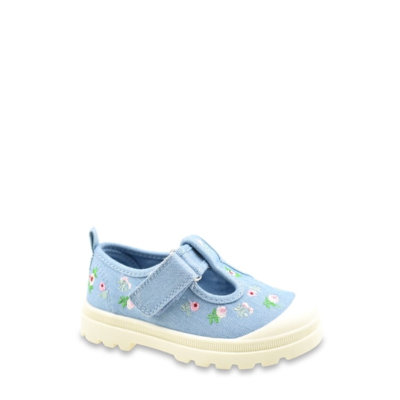 Wonder Nation Toddler Girls Casual T Strap Shoes
