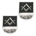 thumbnail image 4 of Gemelos para camisa de esmoquin, gemelos clásicos para hombres, gemelos de metal para de negocios, aniversario de boda, 2 uds., 4 of 8