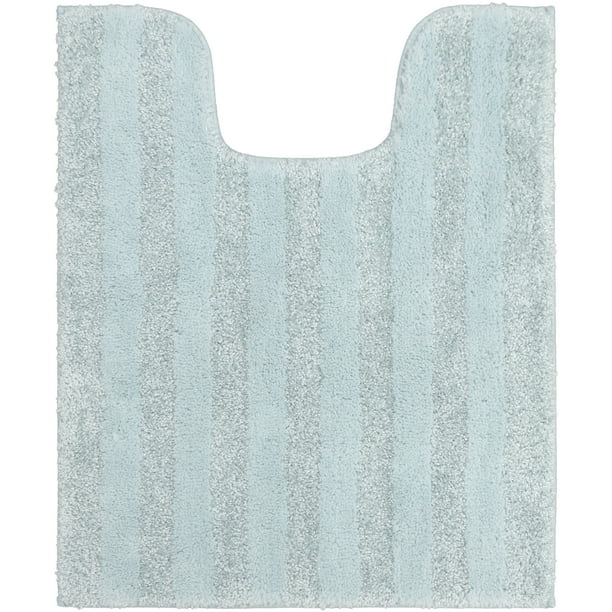 Mohawk Home Basic Stripe Bath Rug Slate Blue, 1'8"x2', Navy Walmart