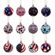 thumbnail image 1 of 12 bolas de tela para el Día de la Independencia, decoración navideña, adornos para bodas, bailes de graduación, adornos para árboles, suministros para colgar en festivales, suministros, 1 of 5
