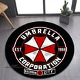 thumbnail image 4 of R-Resident Evil Umbrella printed round carpet living room bedroom beautiful carpet non -slip door pad floor mats birthday gift, 4 of 6