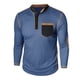 thumbnail image 5 of pstuiky camisetas de manga larga para hombre, Sudadera informal deportiva de manga larga y cuello redondo para hombre Tops de hombre xl, 5 of 7