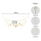thumbnail image 2 of Moon phase wall hanging hand hammered gold metal moon 78.4 inch garland, bohemian style decoration, modern sky phase decoration, bohemian moon aesthetic art, suitable for bedroom, living room Ormromra WMPH-728, 2 of 8