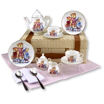 teddy bear tea set