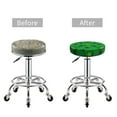 thumbnail image 5 of Hirioo St Patrick's Day5 for Round Bar Stool Seat Covers Washable Stool Cushion Slipcover Elastic Bar Chair Covers for 12-14 Inch Chair-13 inch, 5 of 7