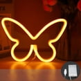 thumbnail image 2 of 100Fens Neon Signs Led Neon Night Light Usb Or 3-Aa Battery Powered Neon Lights Wall Sign Room Decor Decor For Girls Bedroo, 2 of 7