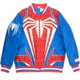 thumbnail image 1 of Chaqueta Marvel Spiderman Varsity Bomber para niños azul talla 8, 1 of 5