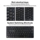 thumbnail image 4 of Teclado Bluetooth-Compatible con Teclado Slim Battery Powered Laptops Universal PC Wireless Smart Gamers Travel Electronics Methold EL005417-00B, 4 of 7
