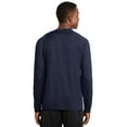 thumbnail image 2 of Sport-Tek T473LS Mens Dry Zone Long Sleeve Raglan T-Shirt, True Navy - 4XL, 2 of 5