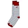 thumbnail image 3 of DB Fan Gear Chaussettes Habillées à Rayures Rouges Washington State Cougars, 3 of 3
