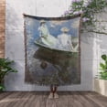 thumbnail image 3 of Young Girls In The Rowing Boat By Claude Monet 1887, Woven Blanket, 3 of 4