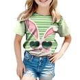 thumbnail image 6 of Staki Easter-Themed Clothes for Kids Easter Bunny Shirt for Toddler Boys Girls Kids Eggs-Track Tees Eggs Tractor T-Shirts 1-9Y 10-13Y(Light Green,6-7 Years), 6 of 6