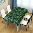 thumbnail image 7 of Dreamtimes St Patrick's Day Clover Tablecloth, Waterproof Washable Polyester Square Table Cover, Durable Tablecloth for Kitchen Dining Table Party Decor ( 60"x 90"), 7 of 7