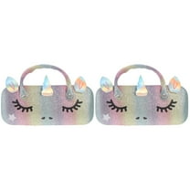 2 Pieces Little Girls Glasses Case Portable Cloth Storage