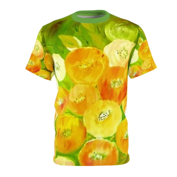 Colorful Apple Summerish Garden Bright Unisex AOP Cut & Sew Tee