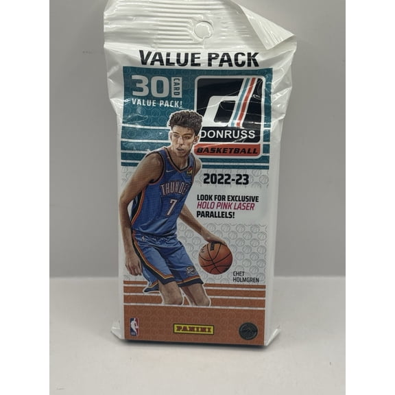 2022-23 Panini Donruss Basketball Value Pack - Sealed (outside sticker residue)