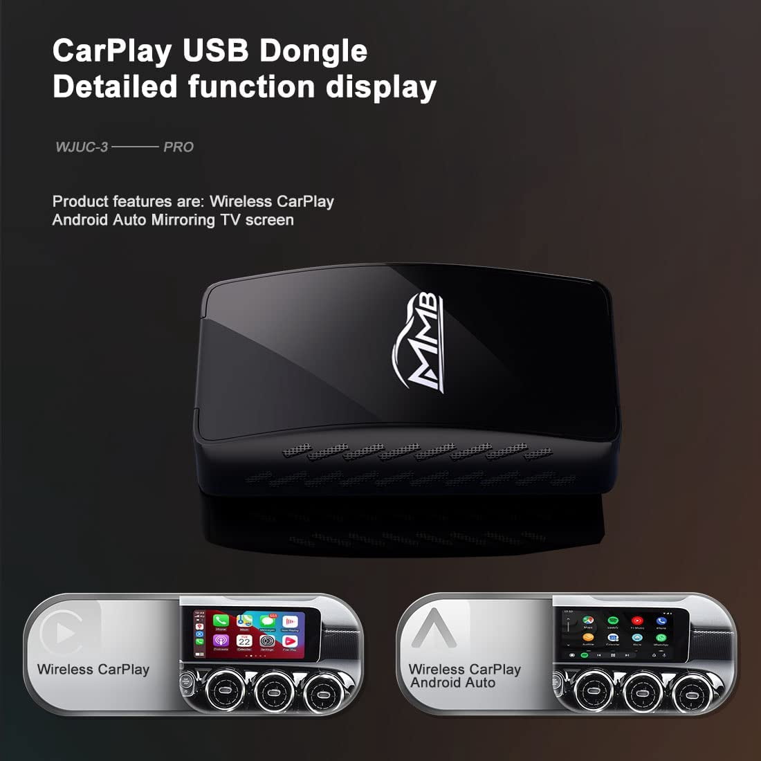 MMB Box 2.0 - A Switchable Wireless Apple CarPlay & Android Auto Adapter - Car Play Life MMB Box 2.0 - A Switchable Wireless Apple CarPlay & Android Auto Adapter - Car Play Life