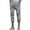 Gray, variant on Wancir Mens Hippie Harem Pants Casual Elastic Drawstring Tapered Pants Solid Color Baggy Yoga Drop Crotch Trouser