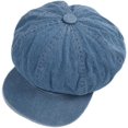 thumbnail image 4 of Kukuzhu Women Vintage Denim Newsboy Hat Paperboy Painter Beret Cap, 4 of 7