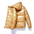 thumbnail image 2 of JTieacloth Men's Winter Fleece Jacket Men's Winter Warm And Shiny Clothes Are Fashionable Comfortable And Spacious Gold, 2 of 5