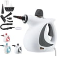 thumbnail image 1 of Laytic Steam Cleaner, Handheld Pressurized Steam Cleaner with 9 PCS Accessories, Multi-Purpose Steamer for Home Use, Cleaning Floor, Kitchen, Car, Couch (White), 1 of 8
