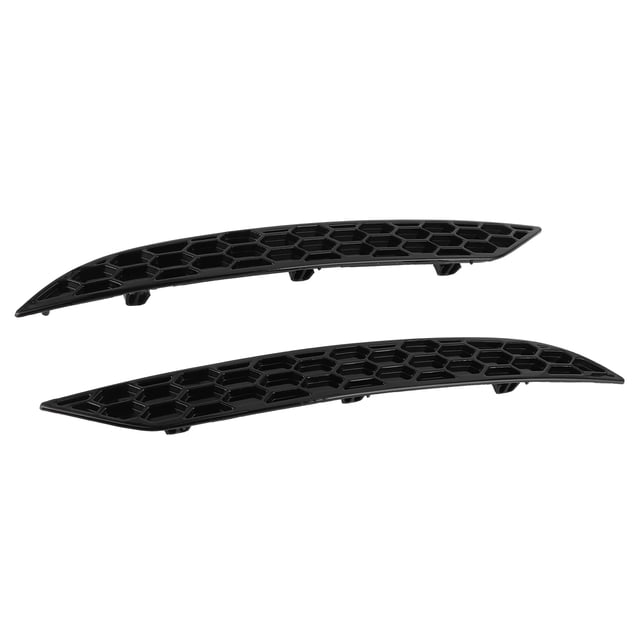 Reflector de parachoques trasero BuyWeek 2 piezas Negro brillante