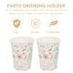 thumbnail image 4 of EeaseMX 24 vasos de papel con flores, vasos de papel para bebidas delicadas, vasos de papel desechables para fiestas, 4 of 7