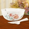 thumbnail image 2 of Lenox Butterfly Meadow 3-Piece Salad Bowl, 2 of 2