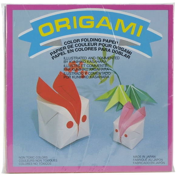 Aitoh Origami Paper 5.875"X5.875" 300/Pkg-Assorted Colors