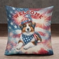 thumbnail image 2 of Miniature American Shepherd Patriotic Welcome for 4Th of July Independence Day Pillowcase Double Sided MAS Dog Lover Gifts Pillow Case Covers - 00010, 2 of 3