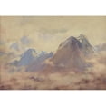 thumbnail image 2 of William Henry Holmes 24x18 Black Ornate Framed Double Matted Museum Art Print Titled: The Almighty's Own, an Impression of the High Andes (1910), 2 of 5