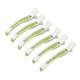 thumbnail image 2 of 6pcs Hair Styling Clips ABS Professional Prevent Slip Hair Cutting Pins for Salon Makeup(White Green ), 2 of 5