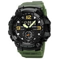thumbnail image 3 of Usloyux under $5 4Pcs Camouflage Digital Watch, Large Dial Multi-Function Sport Watch with LED Night Light, Water-Resistant for Outdoor Activities, Durable Resin Band for Men Teens, 3 of 9