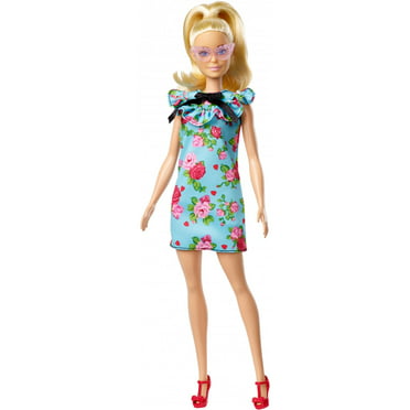 Barbie Fashionistas Doll, Original Body Type Wearing T-Shirt Dress ...