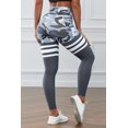 thumbnail image 3 of Women's Gray Camo Print Striped Sport Pants, 3 of 11
