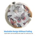 thumbnail image 6 of Disketp Vintage Butterflies Small Mouse Pad 7.9x7.9 Inches,Washable Round Mousepad For Office Laptop Computer,Non-Slip Rubber Base Mouse Pads For Wireless Mouse, 6 of 9