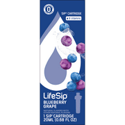 Cirkul LifeSip Blueberry Grape Flavor Cartridge, Drink Mix, 1-Pack