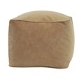 thumbnail image 3 of Gold Medal Bean Bags Micro-Fiber Suede Ottoman, Medium, Cocoa, 3 of 5
