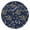 Flower Leaf Tree, variant on Round Tablecloth with Floral Design and Elastic Edge, Reusable Water-Resistant Polyester, Fits 44-52 Inch Kitchen or Picnic Table