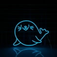thumbnail image 3 of Handmadetneonsign Cute Seal Neon Sign, Seal Wall Art Decor, Seal Neon Light, Seal Lover Wall Decor, 3 of 5
