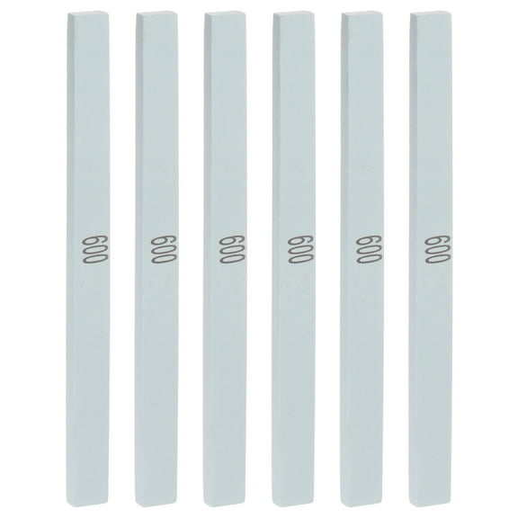 Uxcell Sharpening Stones 600 Grit 150x12x6mm Green Silicon Carbide Whetstone 6 Pack