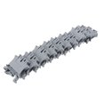 thumbnail image 1 of Rail Wiring Terminal,50Pcs DIN Rail Mount Din Rail Terminal Blocks Combination Terminal True Excellence, 1 of 7