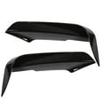 thumbnail image 2 of Front Bumper Vent Canard, Stylish Antiaging UV Protective Left Right Front Bumper Winglet  For Auto Piano Black, 2 of 8