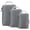 Gray, variant on Packing Cubes - 3 PCS Expandable Travel Bags Organizer for Luggage - Storage Cubes for Clothes Organization - Space Saving Compression Packing Cubes - Set of 3 for Travel Accessories Storage