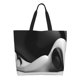 thumbnail image 1 of Balery Black White Fluid Sculpture Bolsa Tote Estilo Estético con Cremalleras, Bolsa de Hombro, Bolsa de Compras Grande y Plegable, 1 of 8
