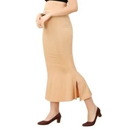 Lycra Saree Shapewear for Women Petticoat Cotton Blended Skirts M to L One Size